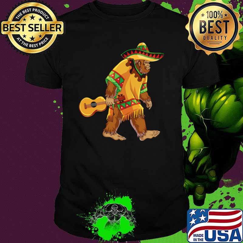 Bigfoot El Squatcho Cinco de Mayo Mexican Mariachi Sasquatch Shirt