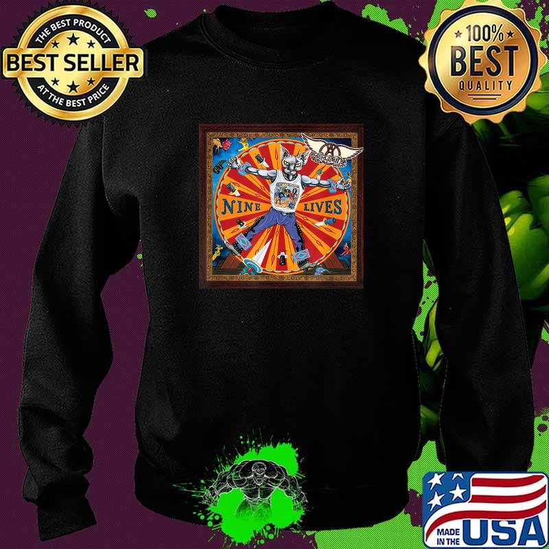 Cat Nine Lives Music Aerosmith Shirt Sweater Cat Nine Lives Music Aerosmith Shirt Sweater