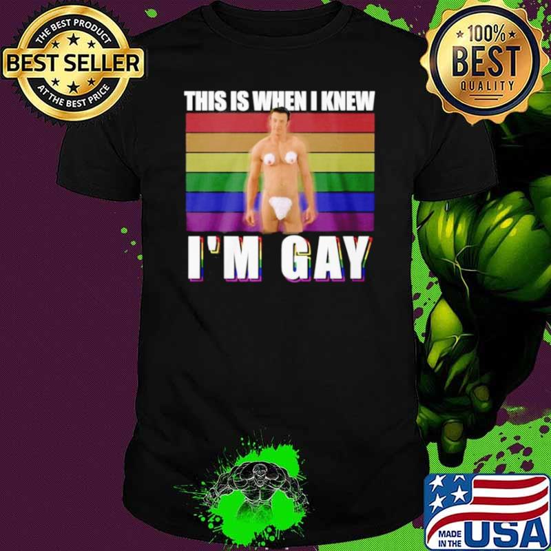 Chris Evans this is when I knew I’m gay shirt