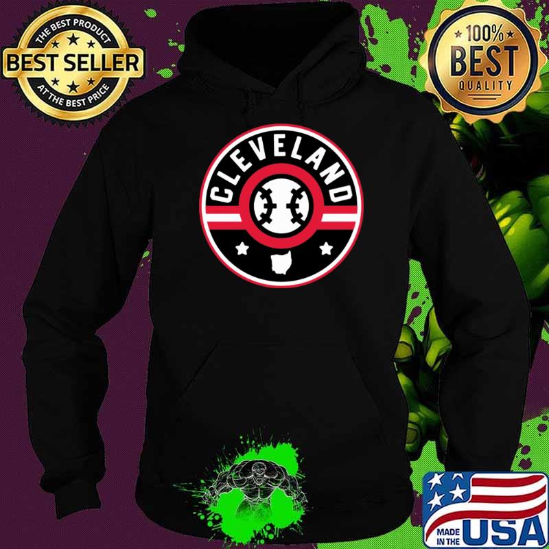 Cleveland Baseball Stars and Stripes Ohio Map Outline Shirt Hoodie Cleveland Baseball Stars and Stripes Ohio Map Outline Shirt Hoodie