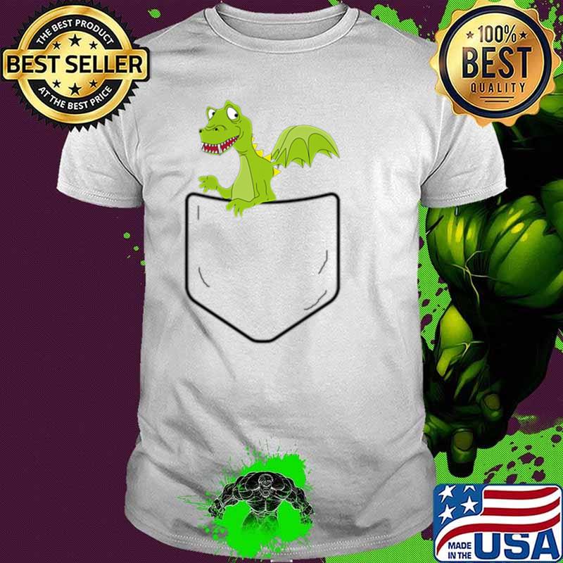 Cool Dragon in Your Pocket Funny Dragons Lover Gift Shirt