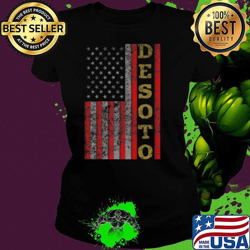 Cool Patriotic Desoto USA US Flag Shirt Ladies tee Cool Patriotic Desoto USA US Flag Shirt Ladies tee