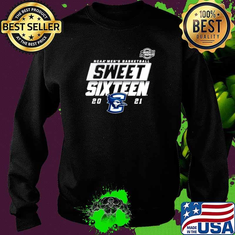 Creighton Bluejays 2021 NCAA Men’s Basketball Tournament March Madness Sweet 16 Bound High Post Sweater Creighton Bluejays 2021 NCAA Men’s Basketball Tournament March Madness Sweet 16 Bound High Post Sweater