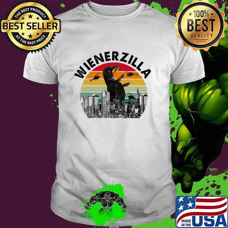 Dachshund Wienerzilla Helicapter Vintage Shirt
