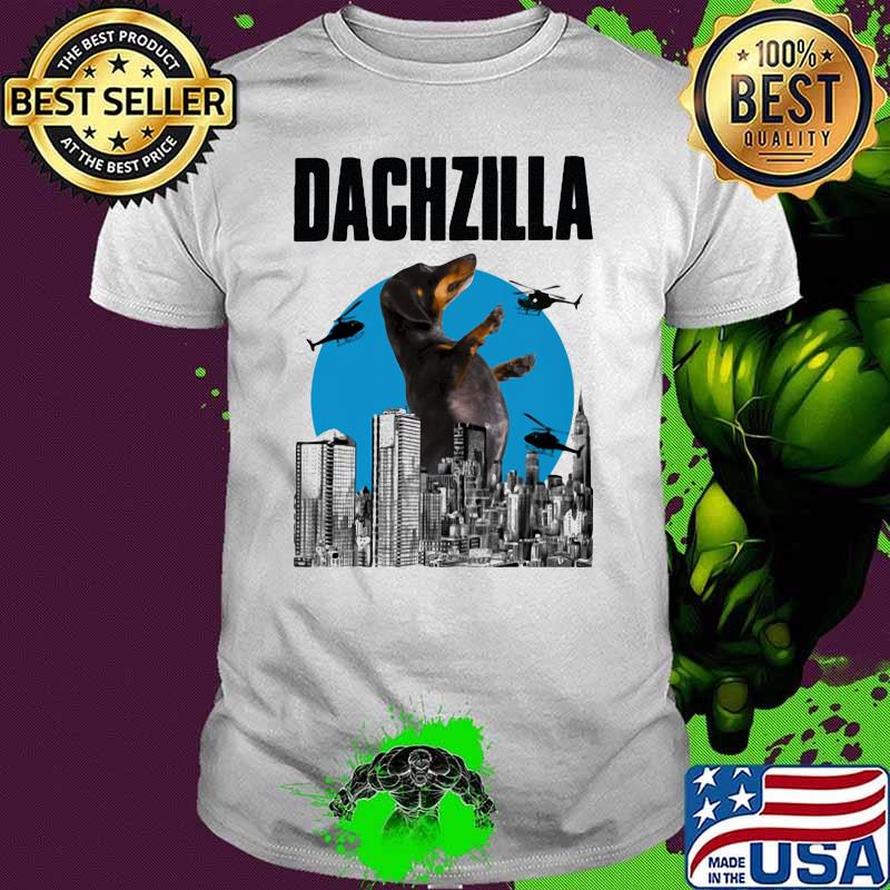 Dachzilla Dog Helicapter Shirt