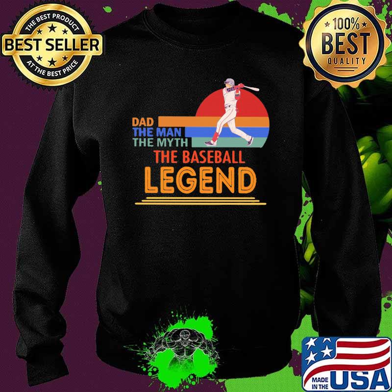 Dad The Man The Myth The Golf Legend Baseball Vintage Shirt Sweater Dad The Man The Myth The Golf Legend Baseball Vintage Shirt Sweater