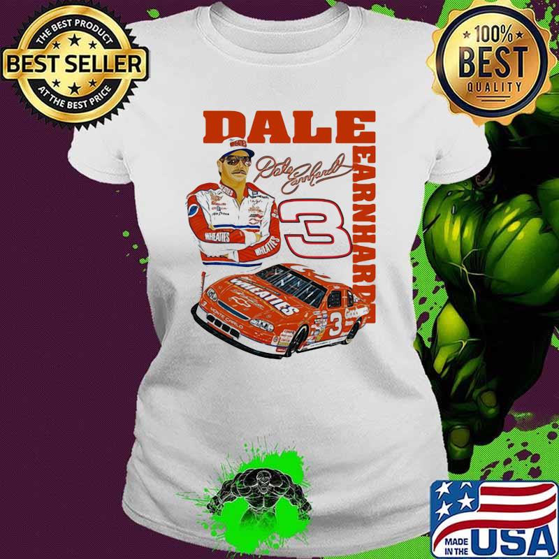 Dale Earnhardt Signature Nascar Shirt Ladies tee Dale Earnhardt Signature Nascar Shirt Ladies tee