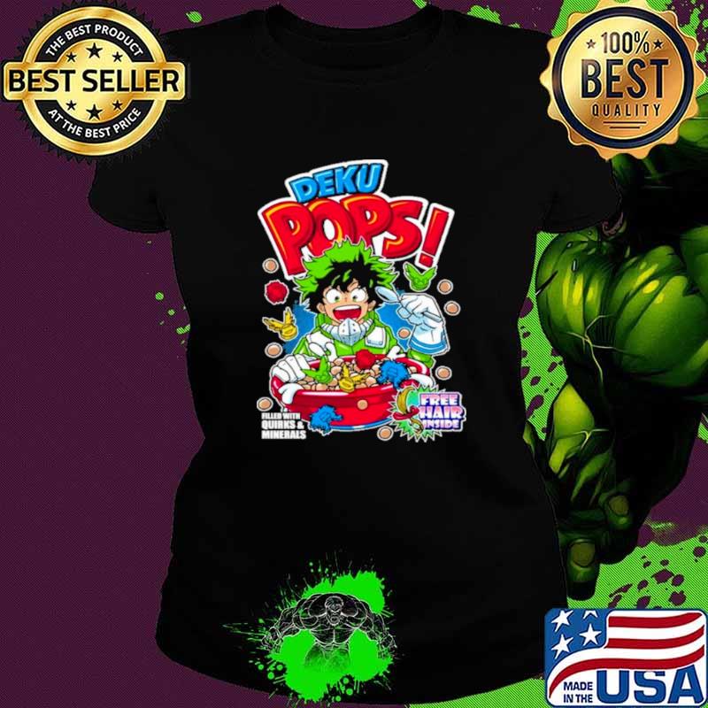 Deku pops cereal my hero academia Ladies tee Deku pops cereal my hero academia Ladies tee