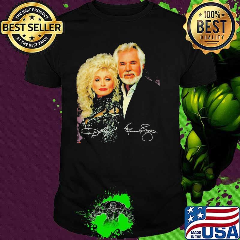 Dolly Parton And Kenny Rogers Signature Shirt