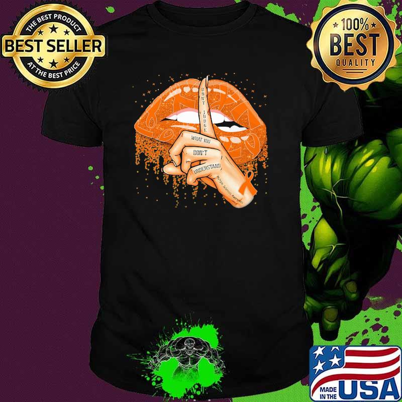 Don't Judge What You Don't Understand Mouth Awareness Shirt