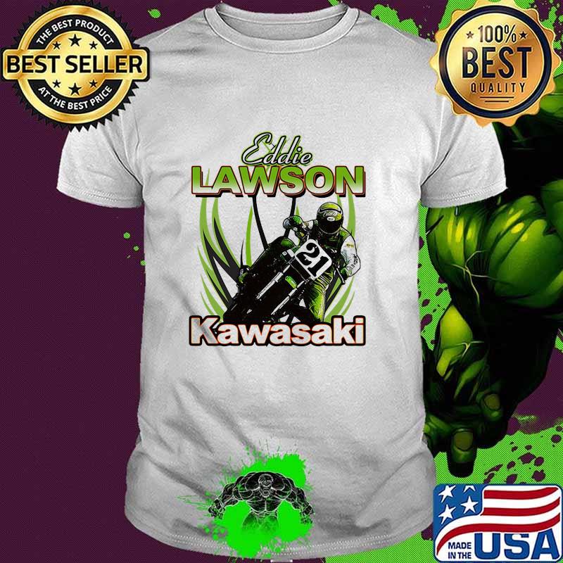 Eddie Lawson Kawasaki King Of The Mountain World Champion Motorcycle Shirt
