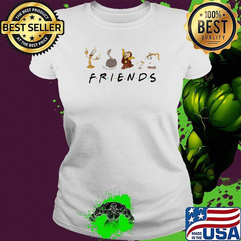 Friends Beauty And The Beast Disney Shirt Ladies tee Friends Beauty And The Beast Disney Shirt Ladies tee