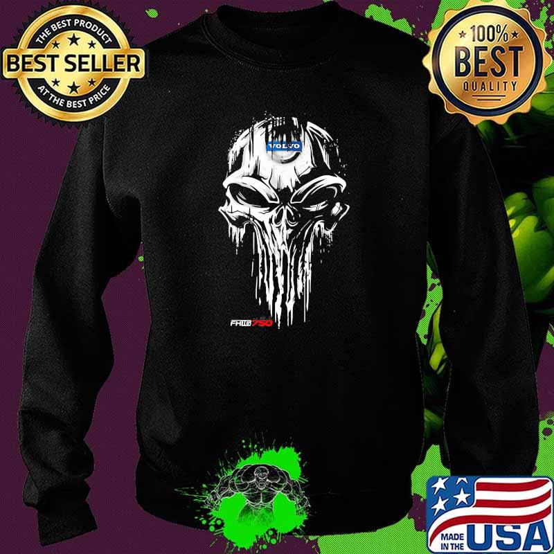Punisher With Volvo Fh16 750 Logo Shirt Sweater Punisher With Volvo Fh16 750 Logo Shirt Sweater