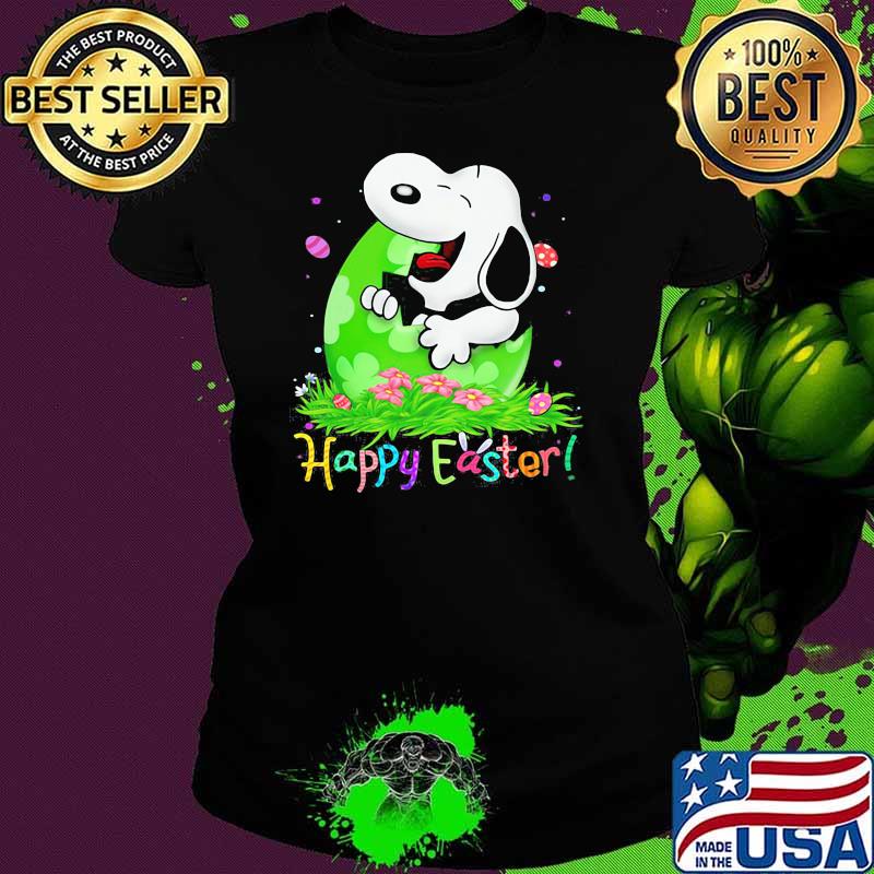 Happy Easter Snoopy Egg Shirt Ladies tee Happy Easter Snoopy Egg Shirt Ladies tee