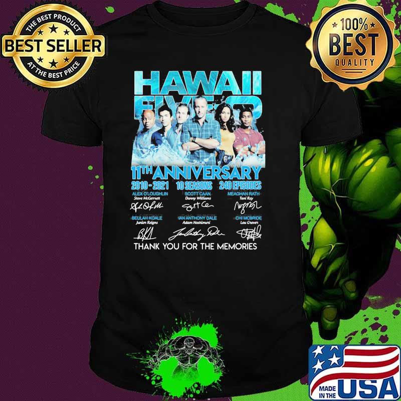 Hawaii Eiye 11th Anniversary 2010 2021 Thank You For The Memories Signature Shirt