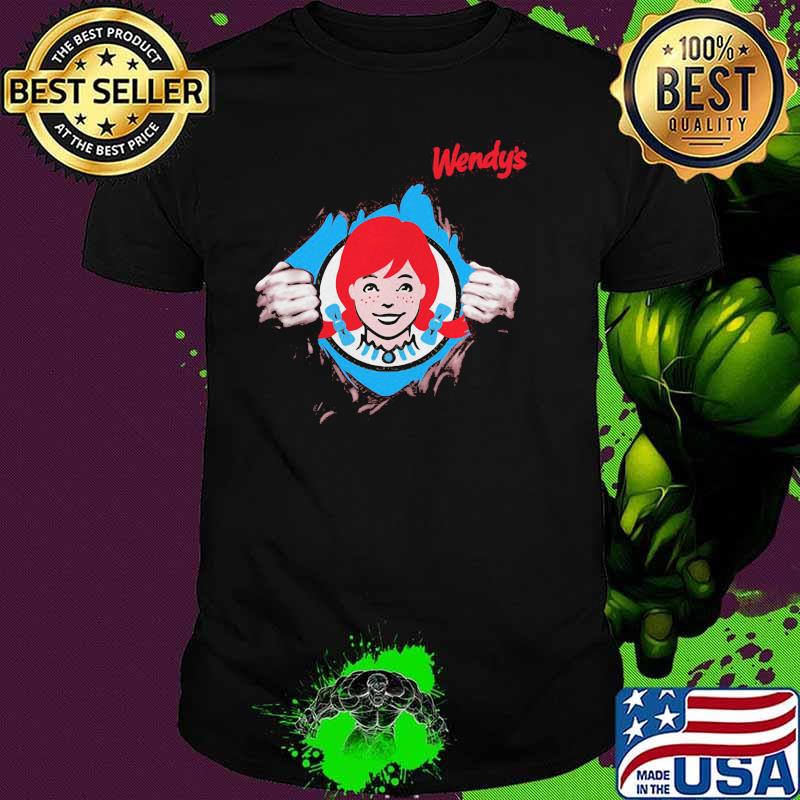 Hero Logo With Wendy’s Girl Shirt