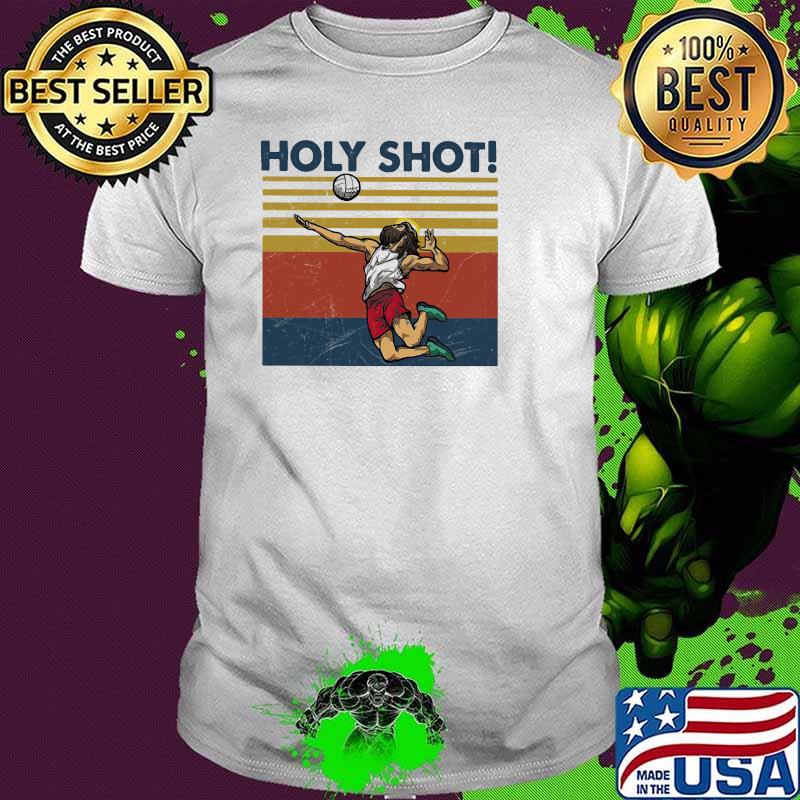 Holy Shot Jesus Volleyball Vintage Shirt