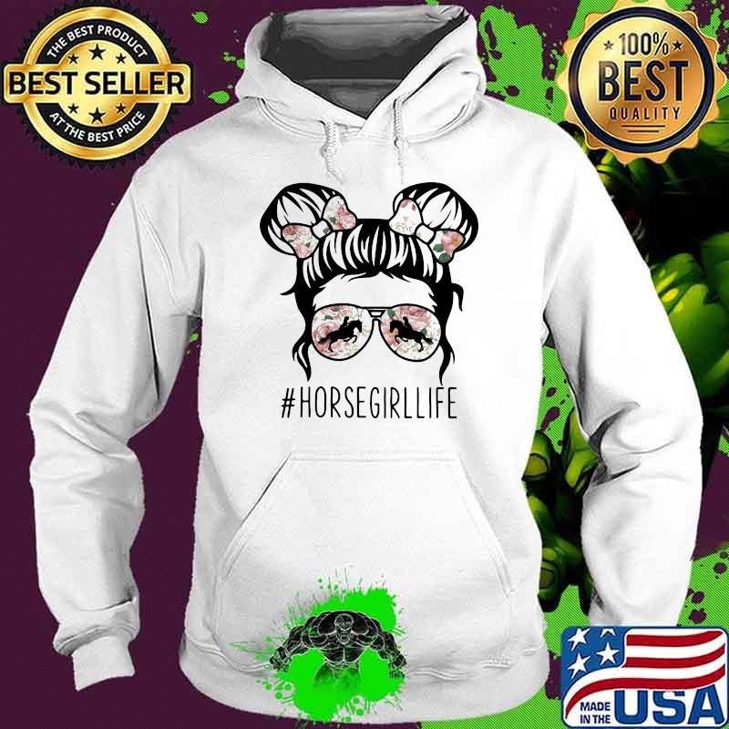 Horsegirllife Flower Shirt Hoodie Horsegirllife Flower Shirt Hoodie