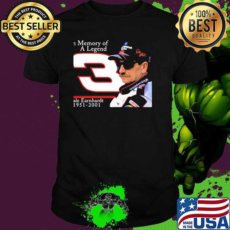 In Memory Of A Legend Dale Earnhardt 1951 2021 Shirt