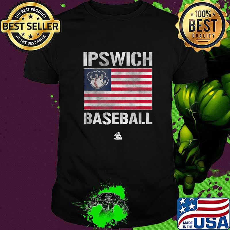 Ipswich Baseball Patriot American Flag Shirt