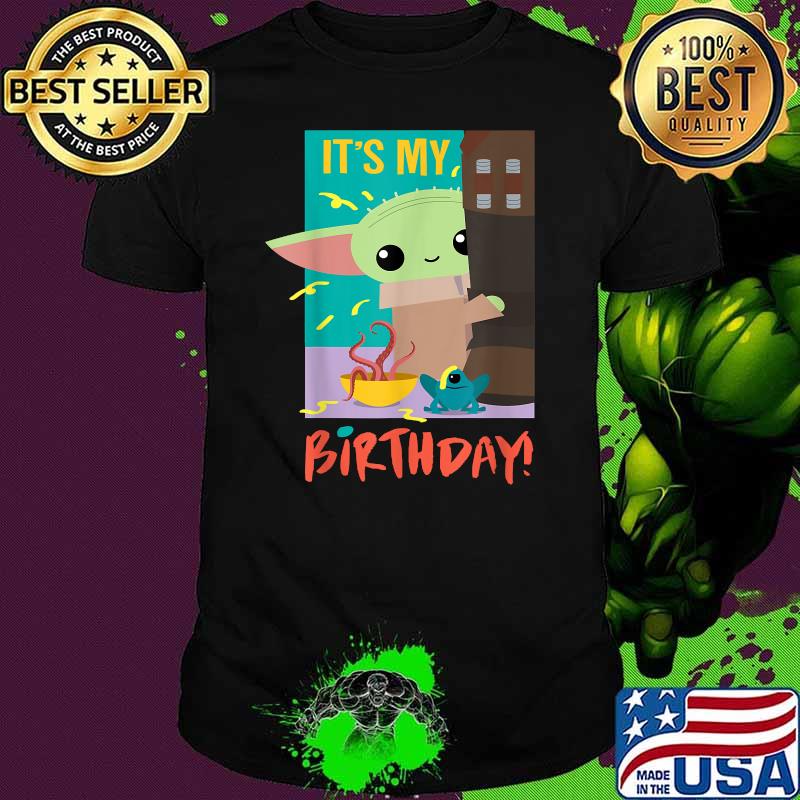 It’s My Birthday Baby Yoda Star Wars The Mandalorian Shirt