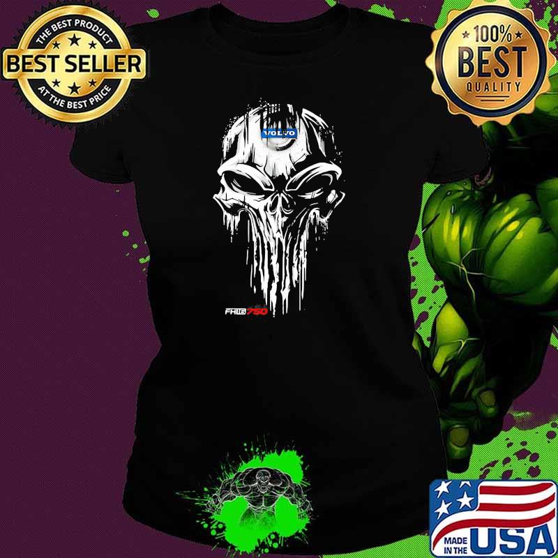 Punisher With Volvo Fh16 750 Logo Shirt Ladies tee Punisher With Volvo Fh16 750 Logo Shirt Ladies tee