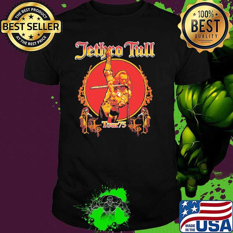 Jethro Tull Tour 75 Band Rock And Roll Shirt