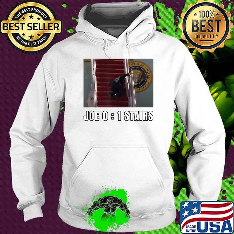 Joe Biden Falling Down Stairs Joe Vs Stairs Political Shirt