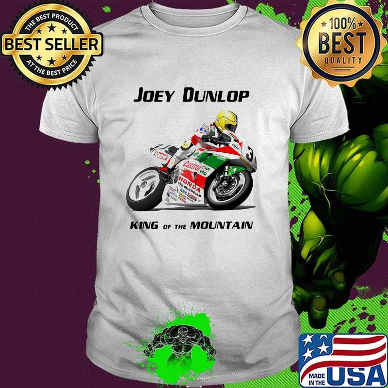 Joey Dunlop King Of The Mountain World Champion Motorcycle Shirt