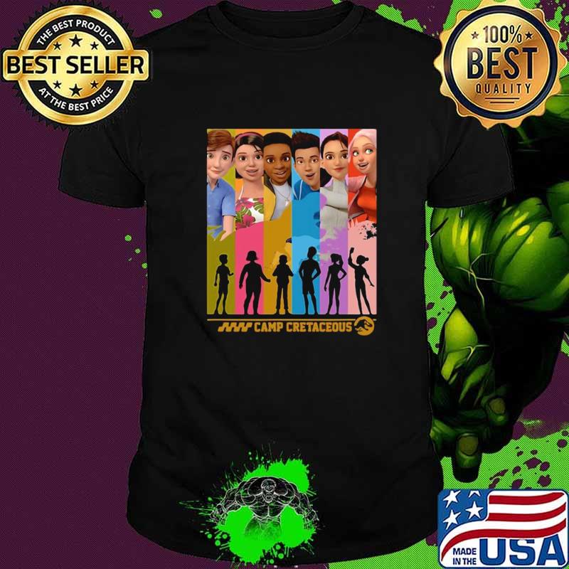 Jurassic World Camp Cretaceous Group Shot Panel shirt