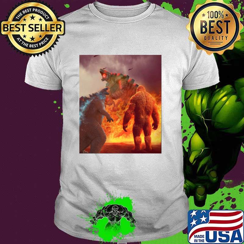 King And Godzilla Team Monster Shirt