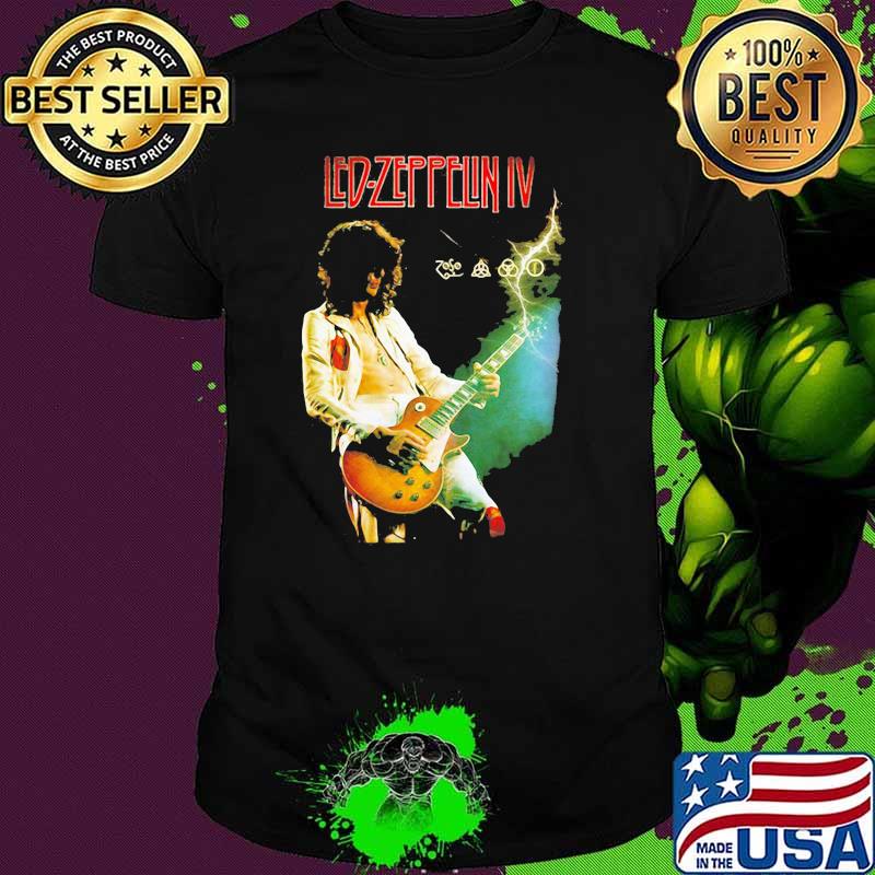 Led Zeppelin Player Guitar Legends Music Shirt