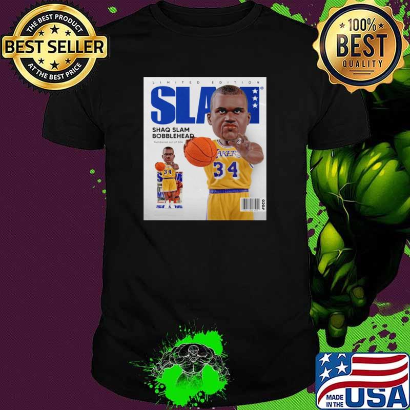 Limited Edition Slam Shaq Slam Bobblehead shirt