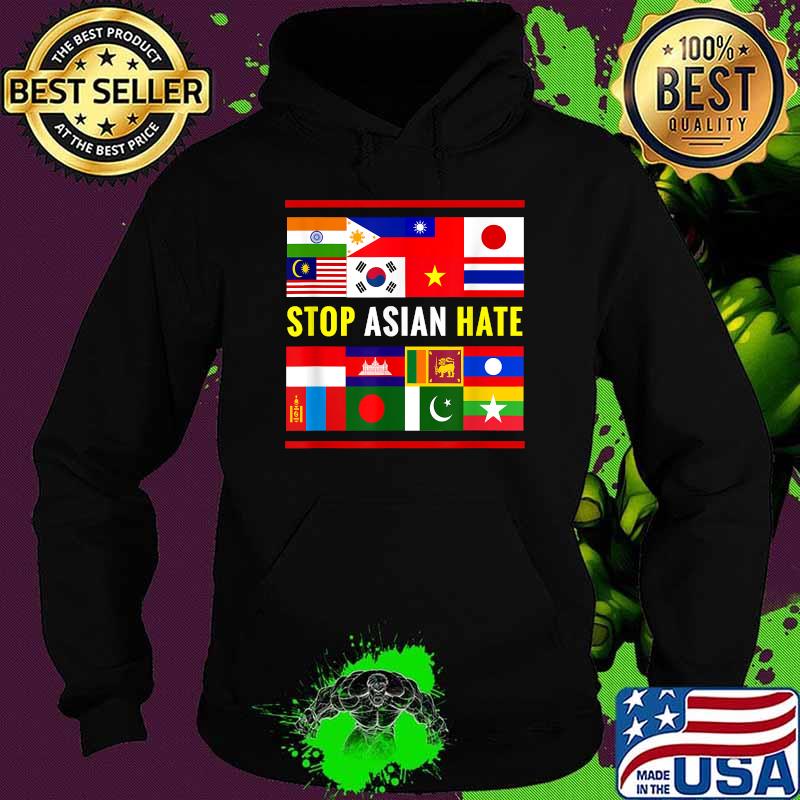 Stop AAPI Hate Support Awareness Stop Asian Hate Flag Shirt Hoodie Stop AAPI Hate Support Awareness Stop Asian Hate Flag Shirt Hoodie