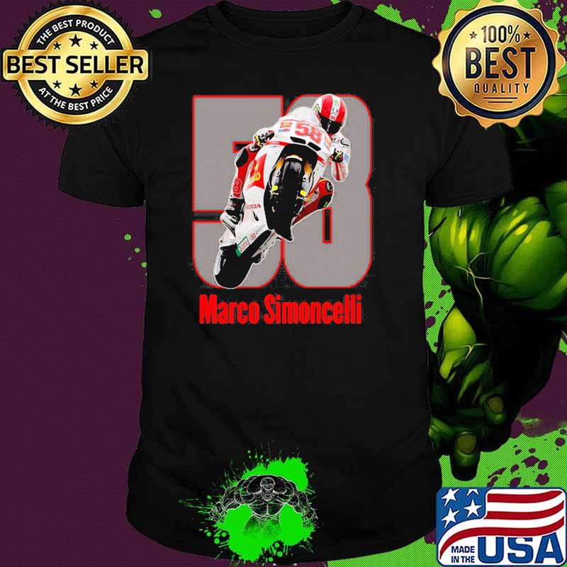 Marco Simoncelli Mountain Motorcycle Shirt