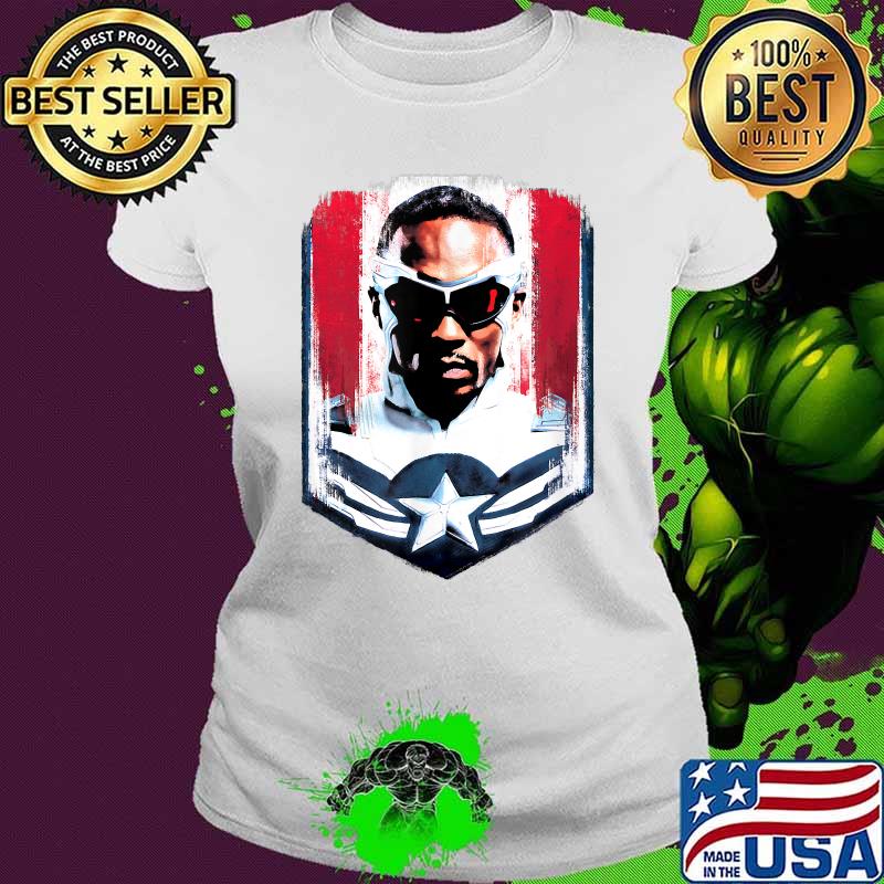 Marvel The Falcon and the Winter Soldier Sam Captain America Shirt Ladies tee Marvel The Falcon and the Winter Soldier Sam Captain America Shirt Ladies tee