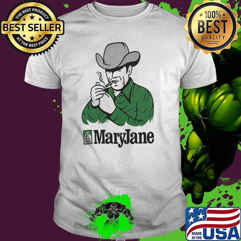 Maryjane Biała Koszulka Męska Shirt