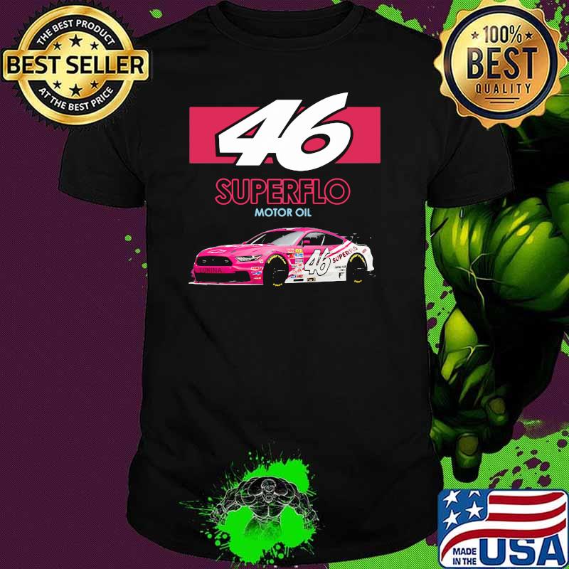 Mello Yello 46 Superflo Motor Oil Car Pink Shirt