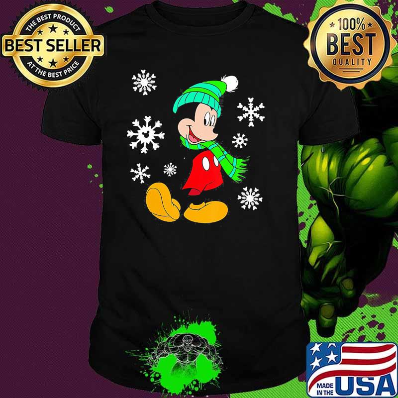 Mickey Snow Merry Christmas Shirt