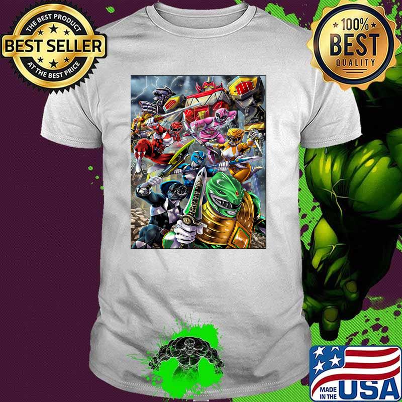 Mighy Morphin Power Rangers Original Custom Shirt