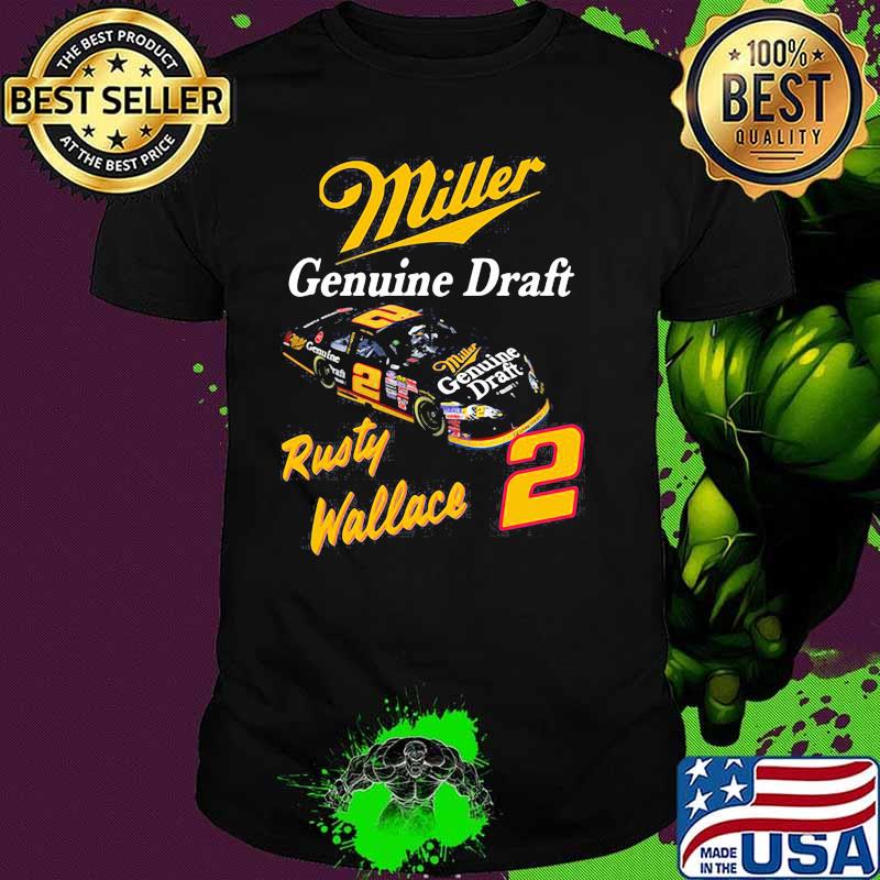 Miller Genuine Draft Rusty Wallace Shirt
