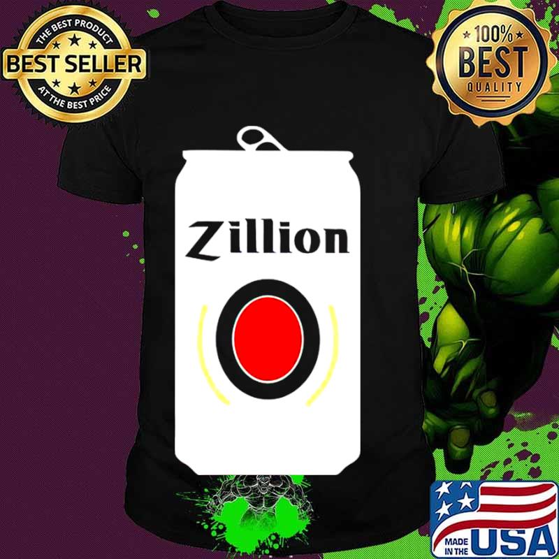 Miller Lite zillion beers can shirt