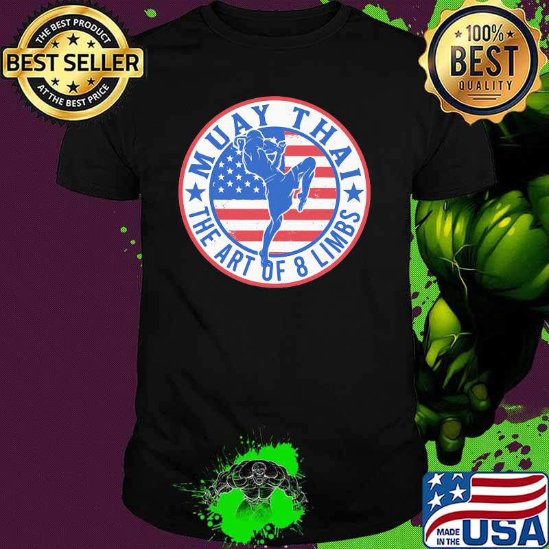 Muay thai Vintage USA The art of 8 limbs shirt