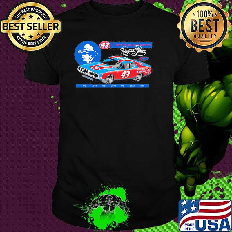 Nascar Richard Petty Since 7 Time Champion 1969 Shirt