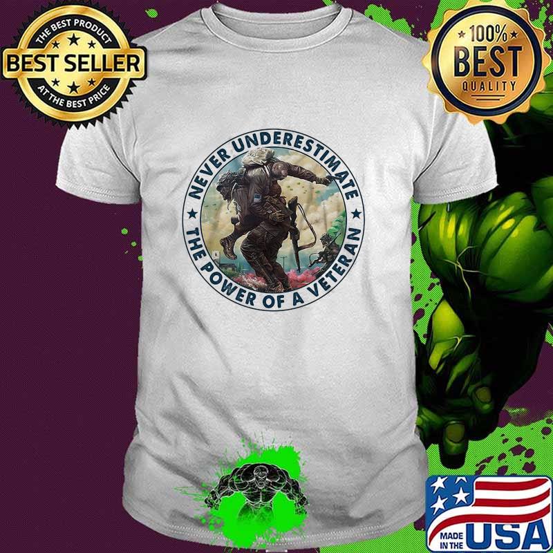 Never Underestimate The Power Of A Veteran Shirt