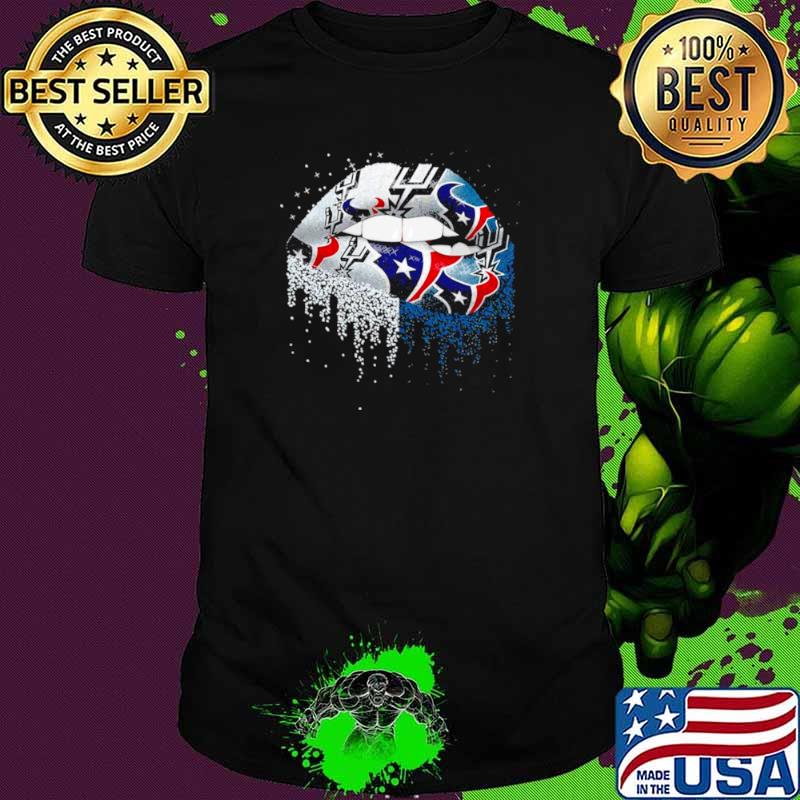Nfl houston texans lips logo shirt