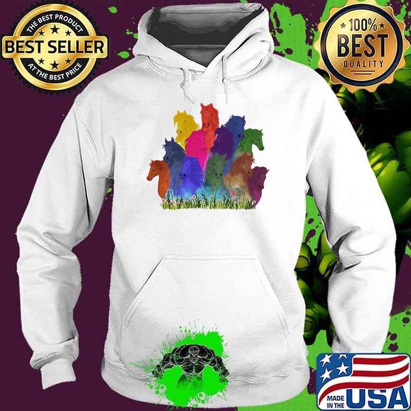 Official Horse Watercolor Shirt Hoodie Official Horse Watercolor Shirt Hoodie