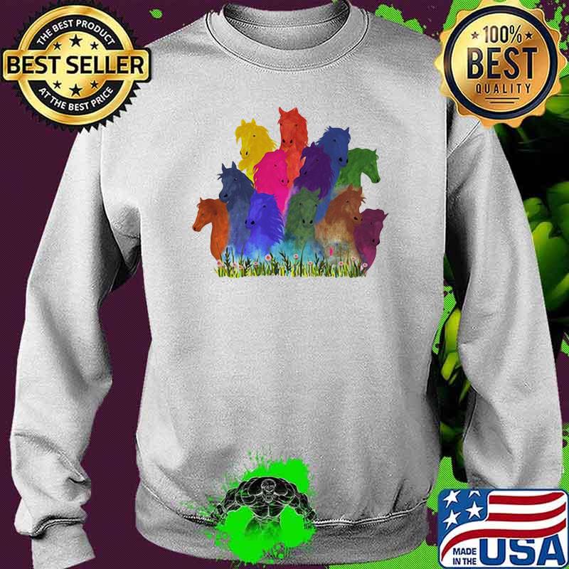 Official Horse Watercolor Shirt Sweater Official Horse Watercolor Shirt Sweater