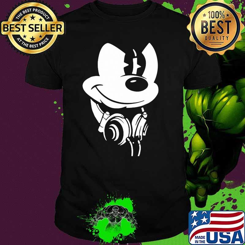 Official Mickey Mouse Headphone Shirt