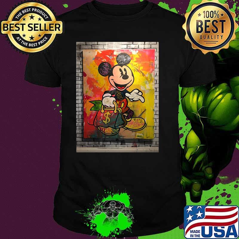 Official Wall Mickey Watercolor Shirt